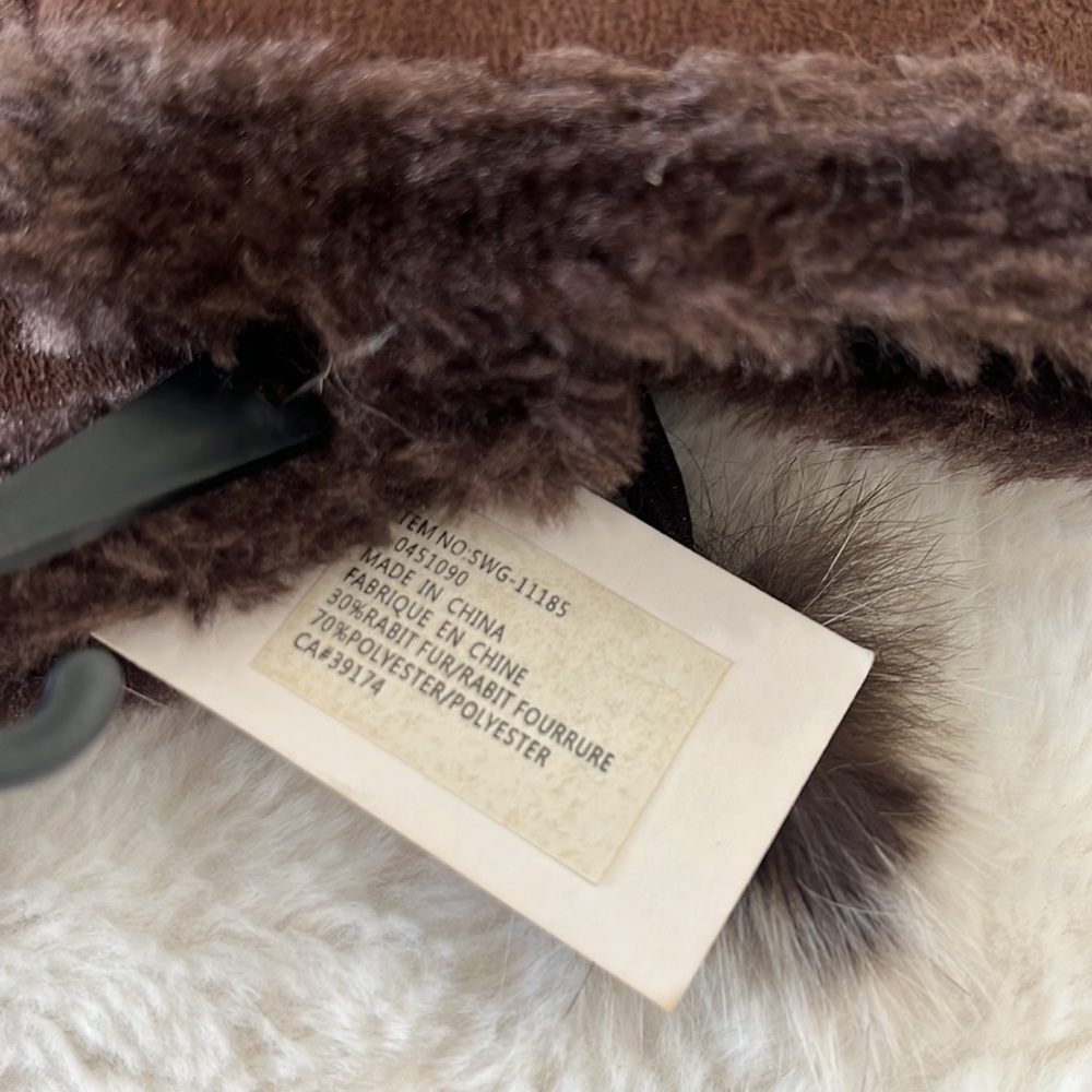 NEW | Rabbit Fur | Fingerless Gloves - Picture 5 of 5